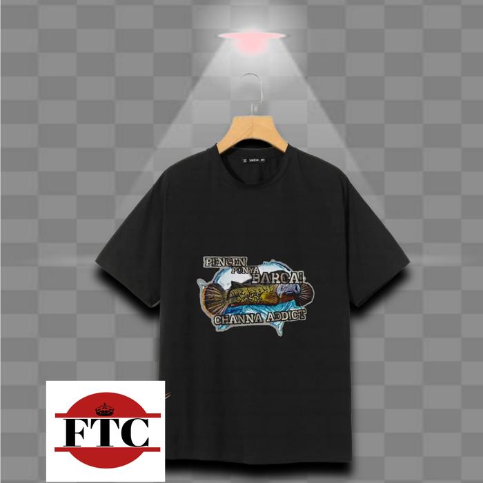 kaos ikan channa predator / baju ikan channa barca adiict