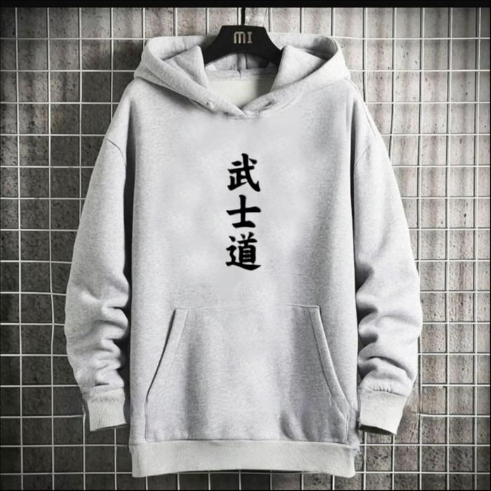 Sweater Hoodie Bushido / Hoodie Murah / Hoodie Polos / Hoodie Pria
