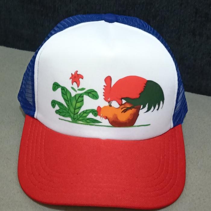 Topi Jaring Ayam Jago Kawin Unik