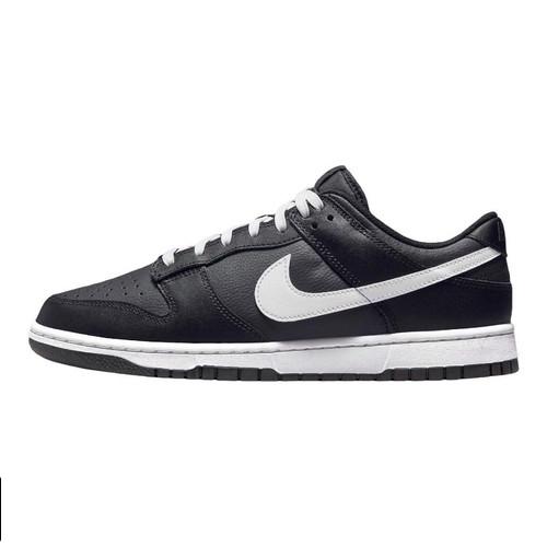 Sepatu Pria Sneakers Nike Dunk Low Black White 2022 100% Original