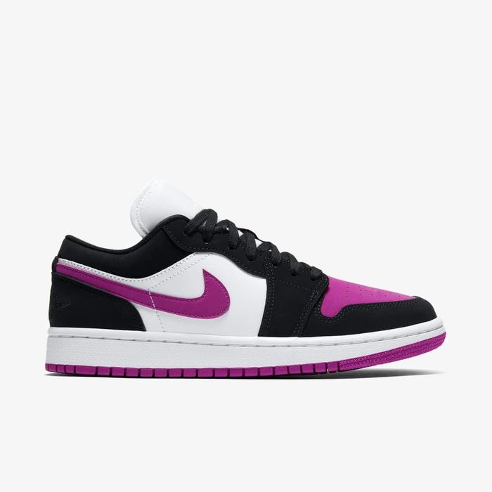 Nike Wmns Air Jordan 1 Low 'Cactus Flower' Black White Original BNIB