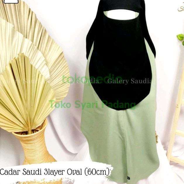 Cadar Niqab Niqob Original Arab Saudi 2 / 3 Layer