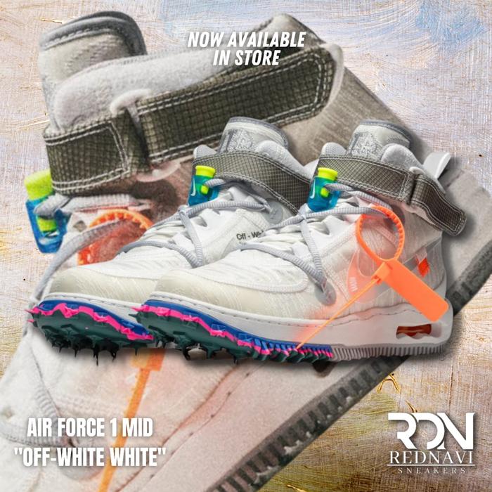 Nike Air Force 1 Mid Off-White 'White' Original