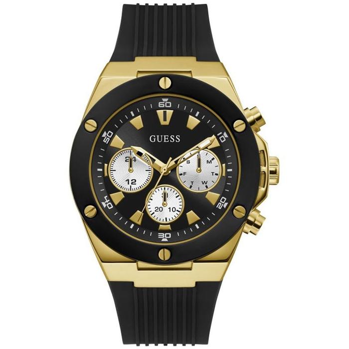 GUESS GW0057G1 - Jam Tangan Pria Analog ORIGINAL - Rubber