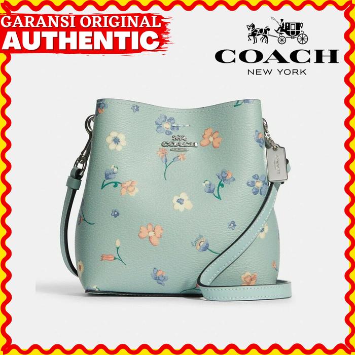Tas Coach Mini Town Bucket Bag With Mystical Wanita Original Branded