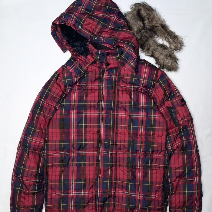 UNIQLO PREMIUM DOWN JACKET TARTAN