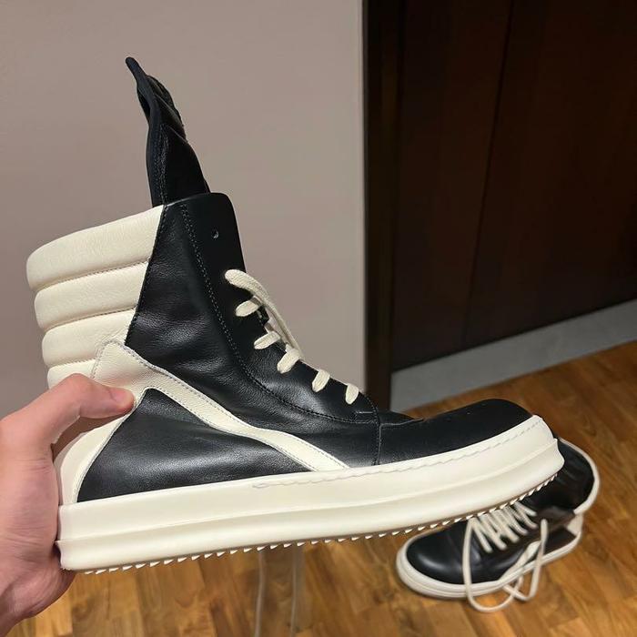 rick owens geobasket not drkshdw, ramones