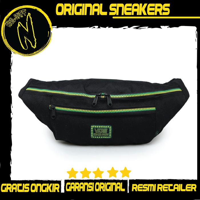 VANS BAG Ward Cross Body Pack Black x Shake Junt (Waistbag /Tas) ORI