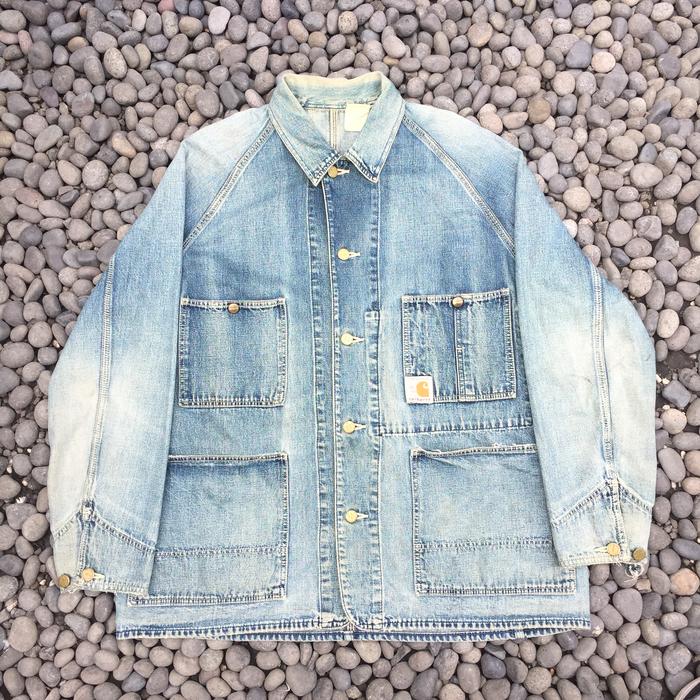 80s Vintage Carhatt 100 years Anniversary 1889-1989 Coverall Denim