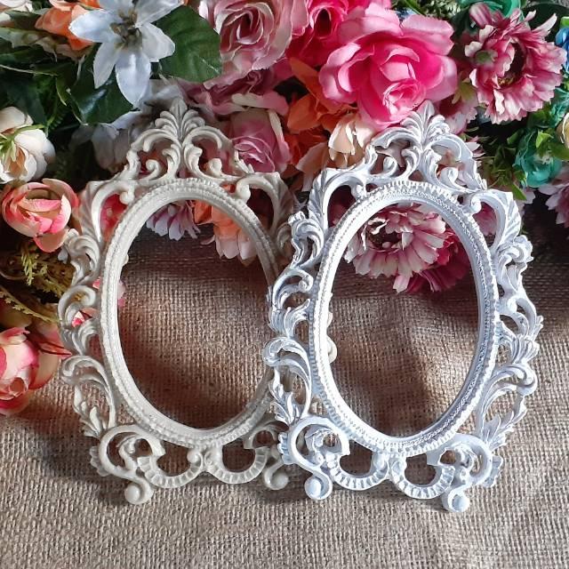 Frame Oval Lancip Resin/mahar