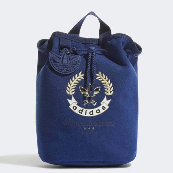 (100% ORIGINAL) Adidas Resort Mini Bucket Backpack Night Sky Blue Tas Ransel Wanita Women Casual Bag