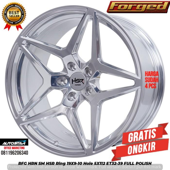 JUAL VELG MOBIL JAKARTA BARAT-HSR FORGED HRN R19 PCD 5X112 LEBAR 9/10