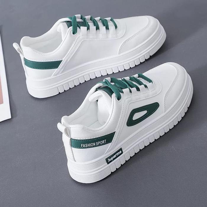sepatu wanita sneakers korea termurah keren trendy superme fashion