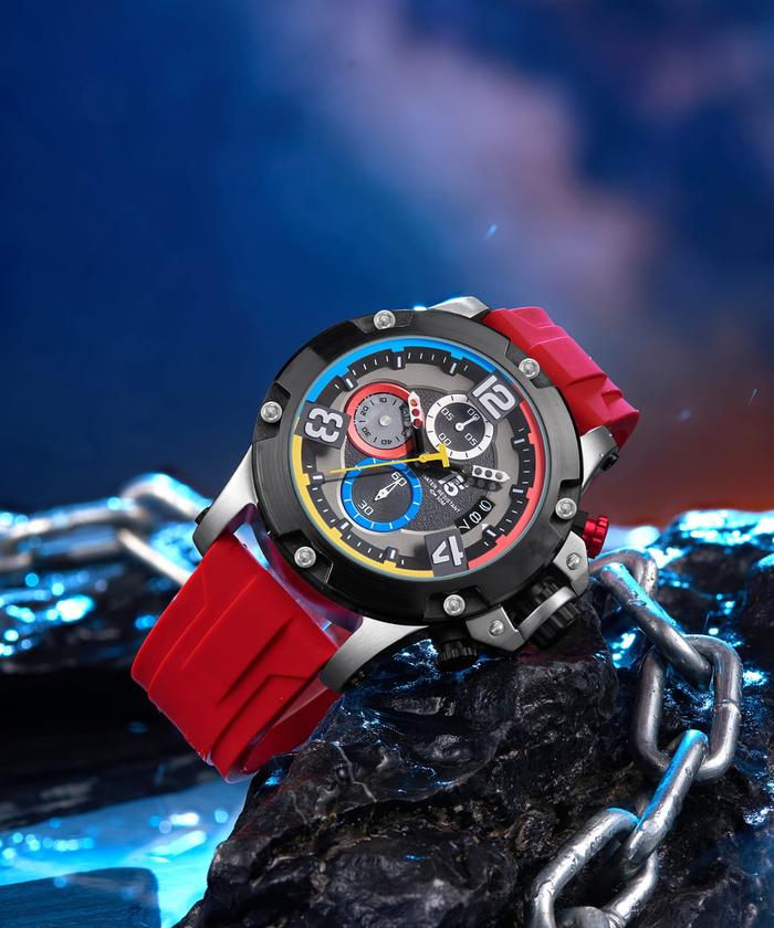 JAM TANGAN PRIA RUBBER STRAP T5 H 3885G ORIGINAL/T5 3885G/JAM TANGAN T