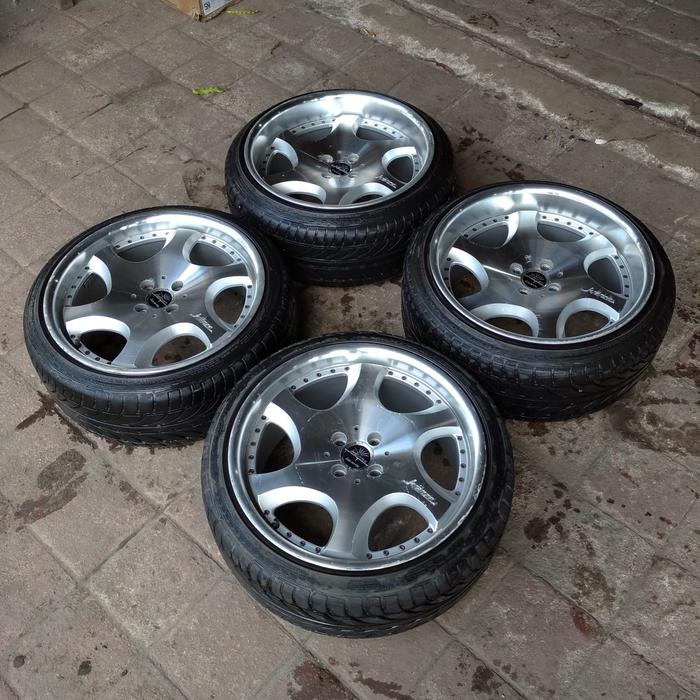 VELG MOBIL BEKAS KRANZE RING 18 + BAN ACHILLES VIOS BALENO YARIS
