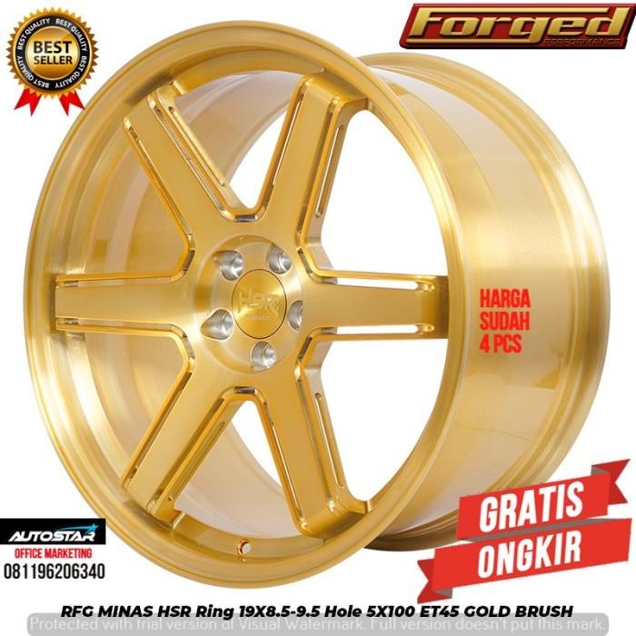 VELG MOBIL HSRWHEEL-FORGED UNTUK BRZ, Forester,RING 19 PCD 5X100