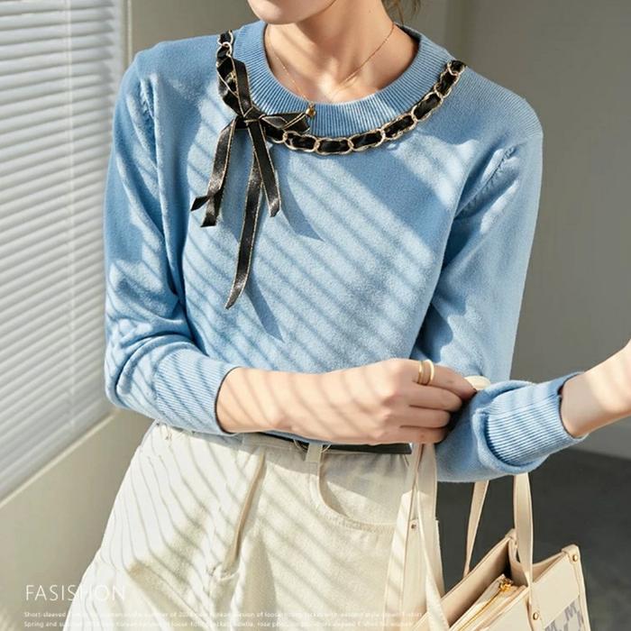 BLOUSE RAJUT CORINA IMPORT, BLOUSE KNIT IMPORT