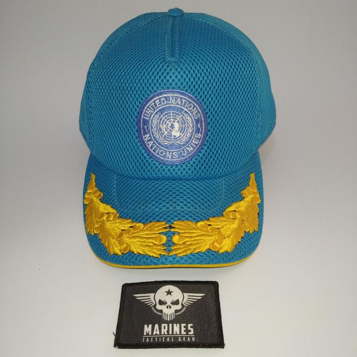 Topi UN Warna Biru Laut