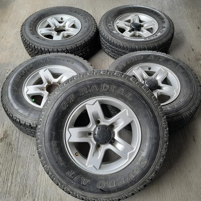 velg mobil escudo ring 15x7 pcd 5x139+ban 235 75 r15 gt radial