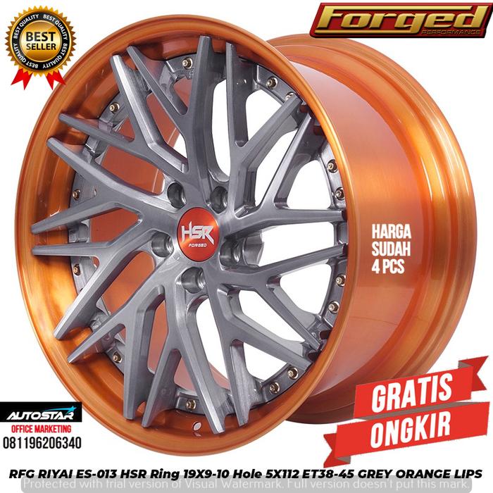 VELG MOBIL HSR ORIGINAL RIYAI ES013 L+R HSR R19 LEBAR 9/10 PCD 5X112
