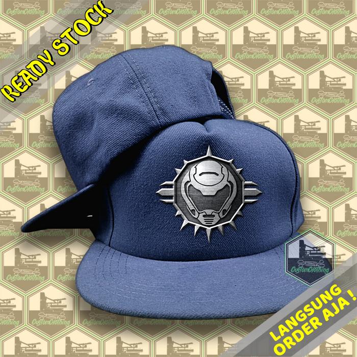 Topi Snapback Doom Eternal Slayer Helmet