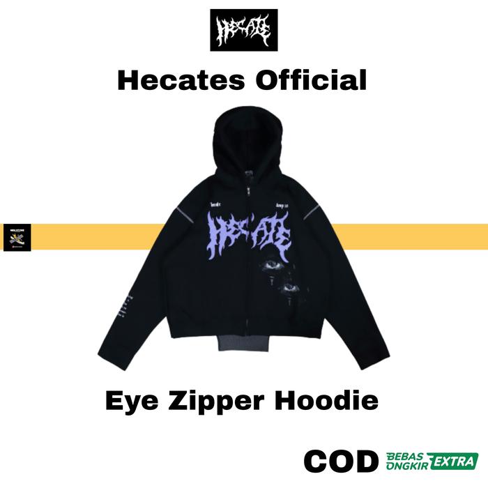 HECATE DROP 10 - EYE ZIPPER HOODIE / HECATES OFFICIAL
