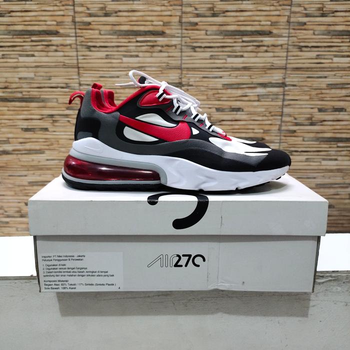 Airmax 270 React Black Red ORIGINAL