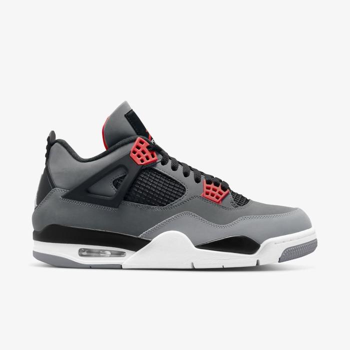 Nike Air Jordan 4 Retro 'Infrared' Dark Grey Black Original BNIB