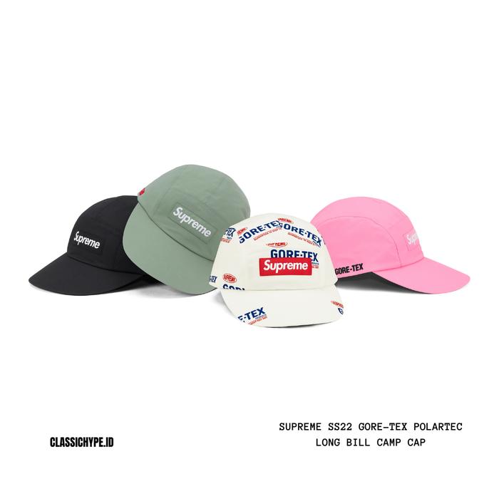 SUPREME SS22 GORE-TEX POLARTEC LONG BILL CAMP CAP