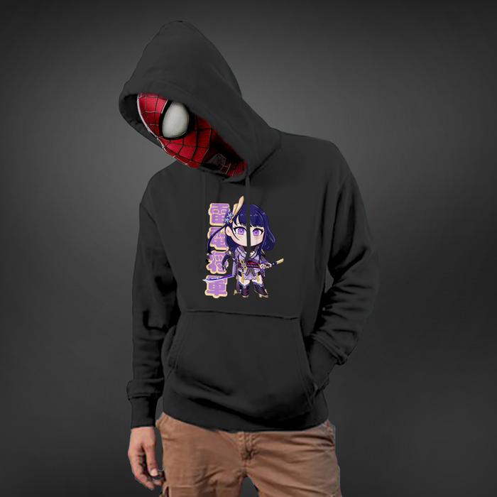 Jaket Hoodie Jumper Chiibi Genshin RAIDEN SHOGUN