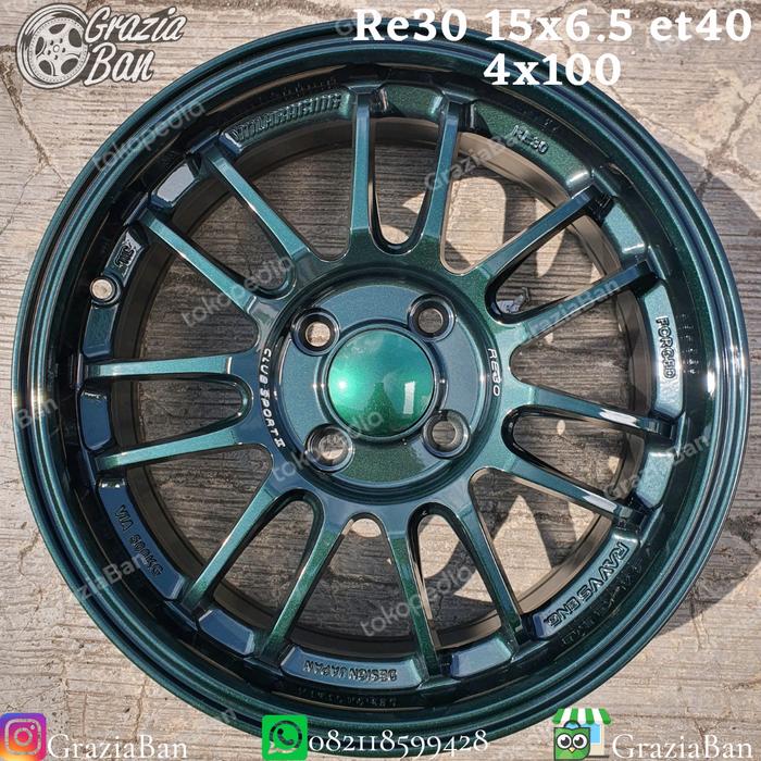 velg re30 r15 15x6.5 et40 4x100