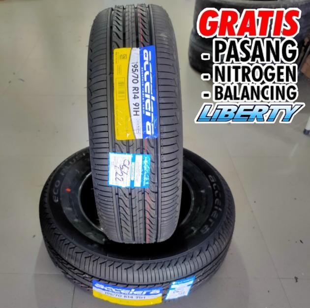 BAN MOBIL PANTHER MURAH R14 - ACCELERA 195 70 R14 ECO PLUSH BAN TUBLES