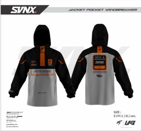 Jaket Anorak SVNX / Jaket Anorak Windbreaker / Jaket Pocket