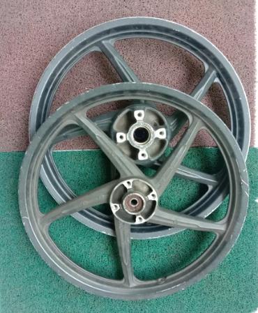 KARTINAH velg supra x 125 dobel disc original bawaan motor tahun 2008