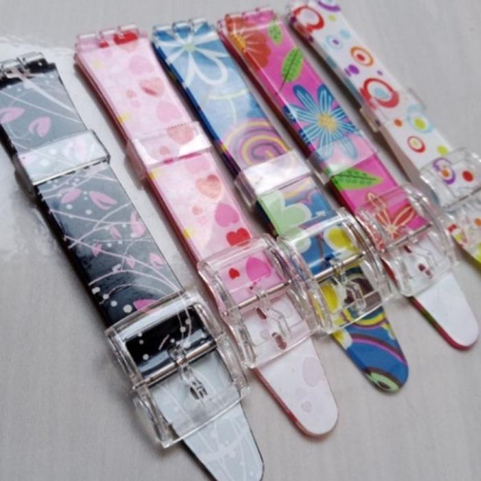 Strap Rubber Swatch 17mm Tali Swatch karet 17mm