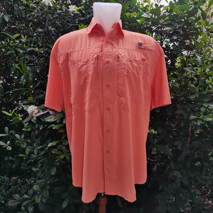 REEL LEGENDS Vented Button Up UPF Fishing Shirt Mens.
