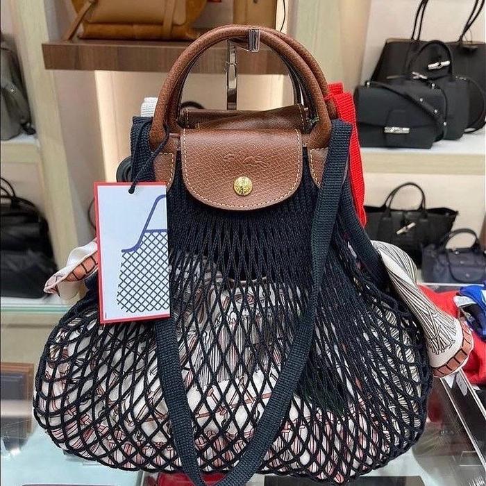 Tas Wanita Le Pliage LC Filet Tas Jala Kanvas