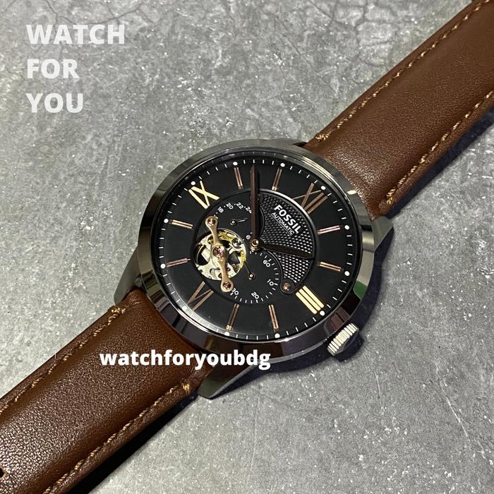 Jam Tangan Pria Fossil ME3061 Townsman Automatic ME 3061 Brown WFY
