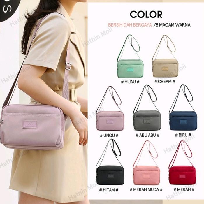 Yiling COLORFUL FOX 0422/0427 Tas Selempang Wanita Sling Bag Wanita Sh