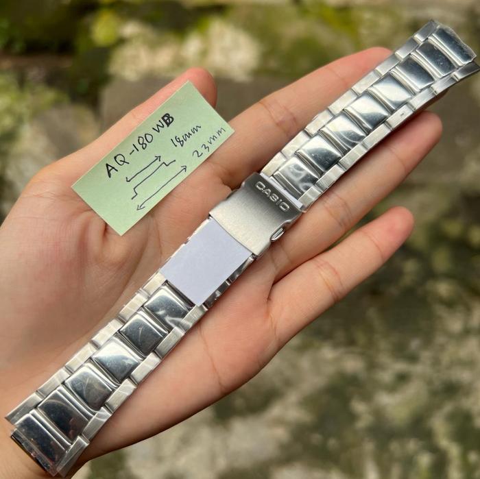 Tali strap jam tangan casio original AQ-180WD band AQ 180WD
