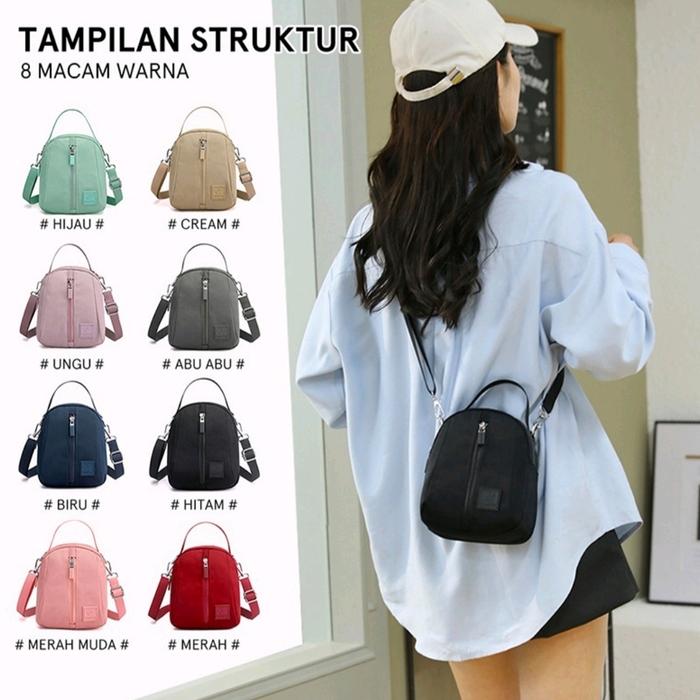 Yiling COLORFUL FOX 0419 Anti Air Tas Selempang Wanita Sling Bag Wanit
