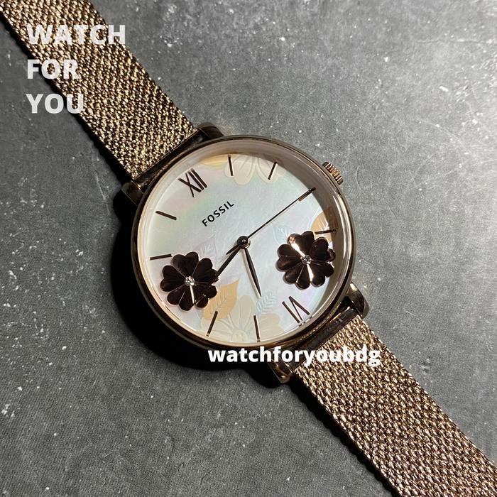 Jam Tangan Watch Wanita ES4534 Rosegold ES 4534 Stainless Steel Fossil