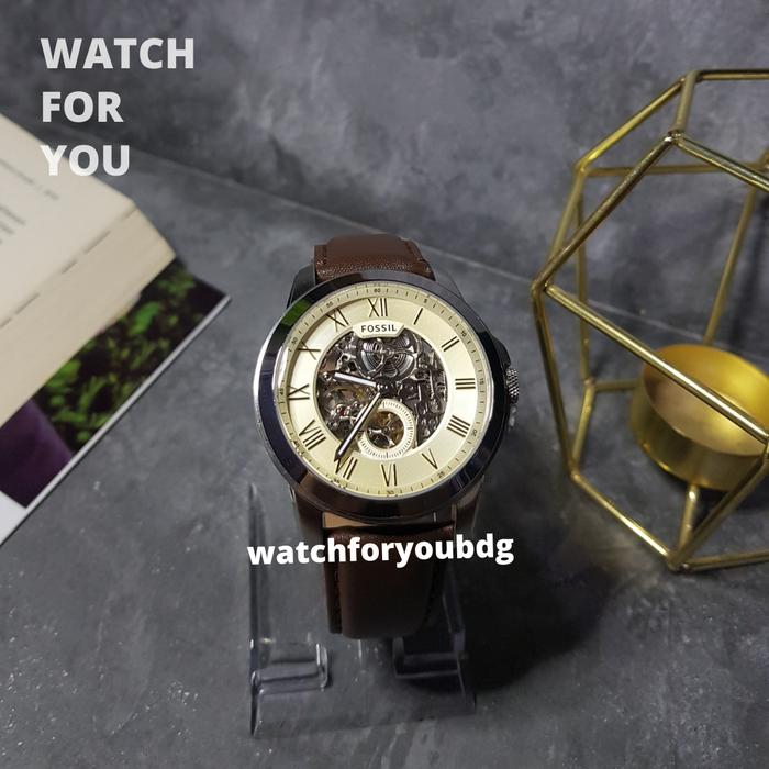 Jam Tangan Pria Arloji Fossil Automatic ME 3052 Ori ME3052 Brown WFY