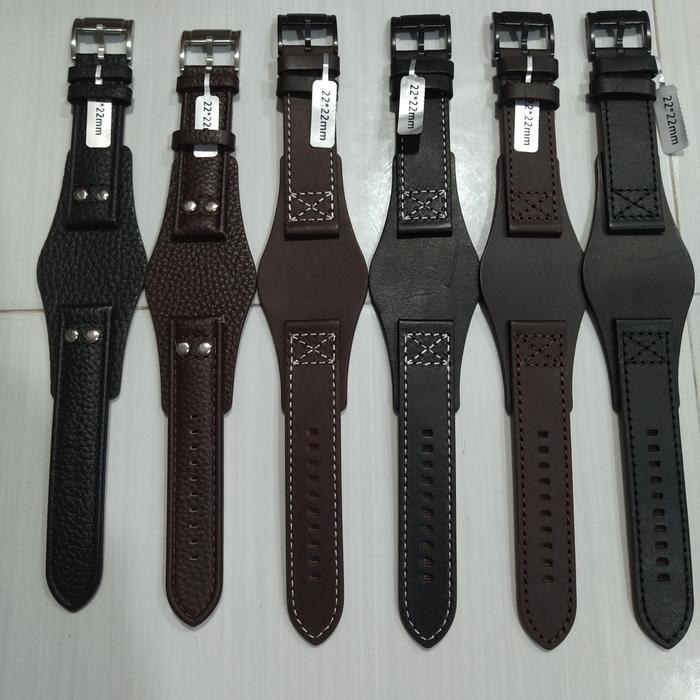 tali jam tangan Fossil coachman double strap 22mm