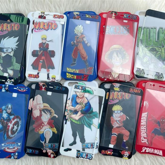 sofecase motif set temperglass motif oppo a91 / reno 3