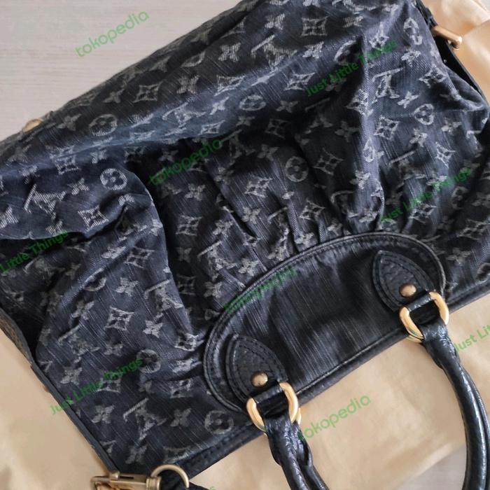 (Authentic) Tas Preloved Louis Vuitton Monogram Denim Neo Cabby MM Bag