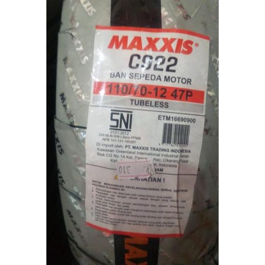 ban MAXXIS C922 110/70 - 12 . Ban Vespa Sprint Primavera KSR Scoopy