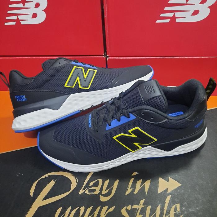 New Balance S515 V2 Lifestyle (Sneakers Pria) - Black - Original