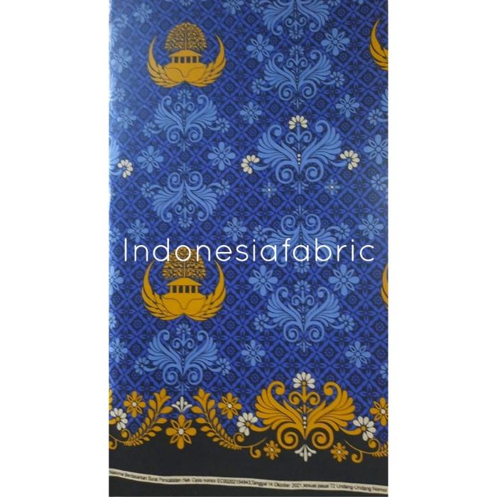 Kain bahan seragam Korpri Batik PNS Sritex ori C40s C50S per 0.25 mtr