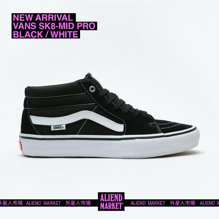 Vans Sk8 Mid Pro Black/White ORIGINAL BNIB